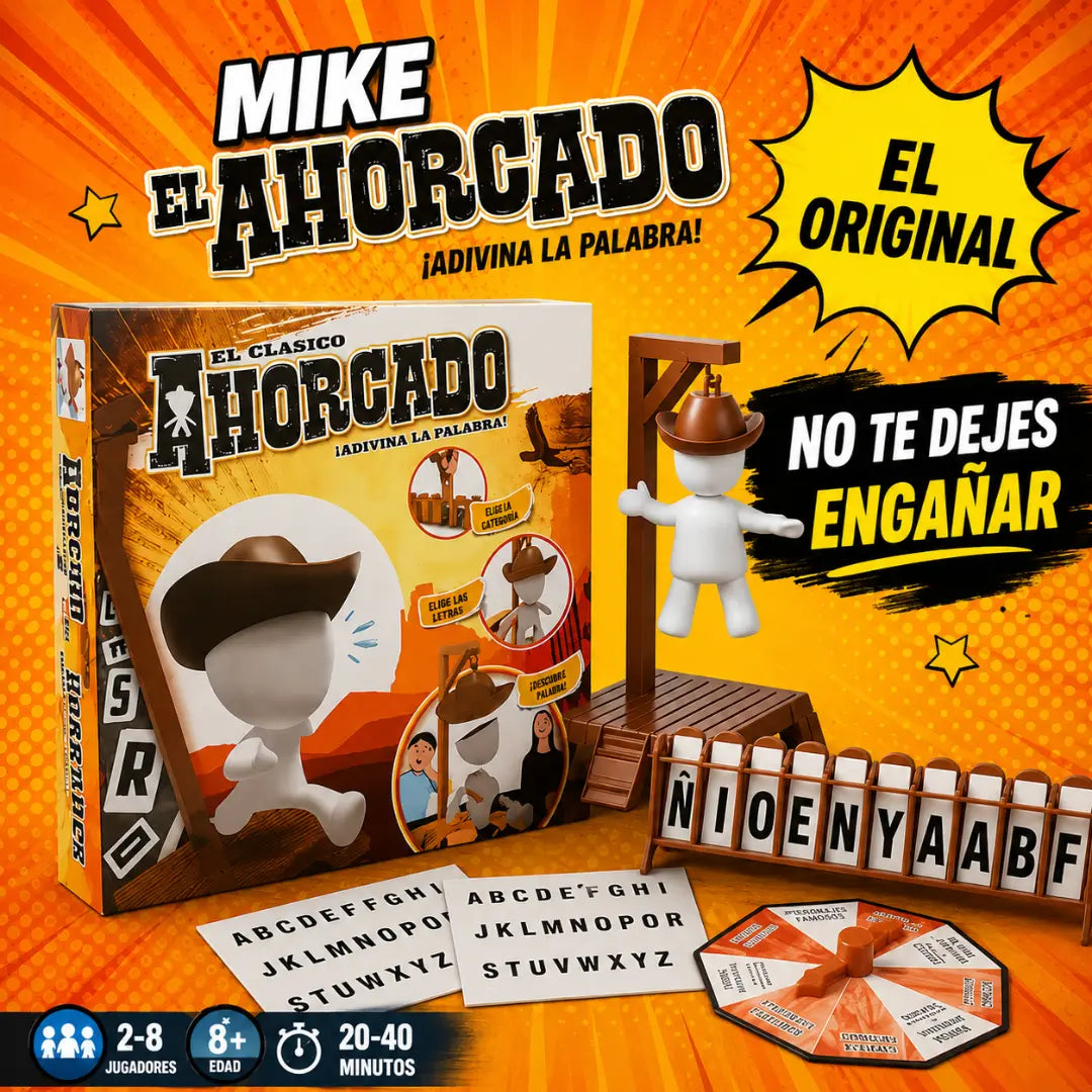 MIKE EL AHORCADO ¡El mejor juego de mesa!