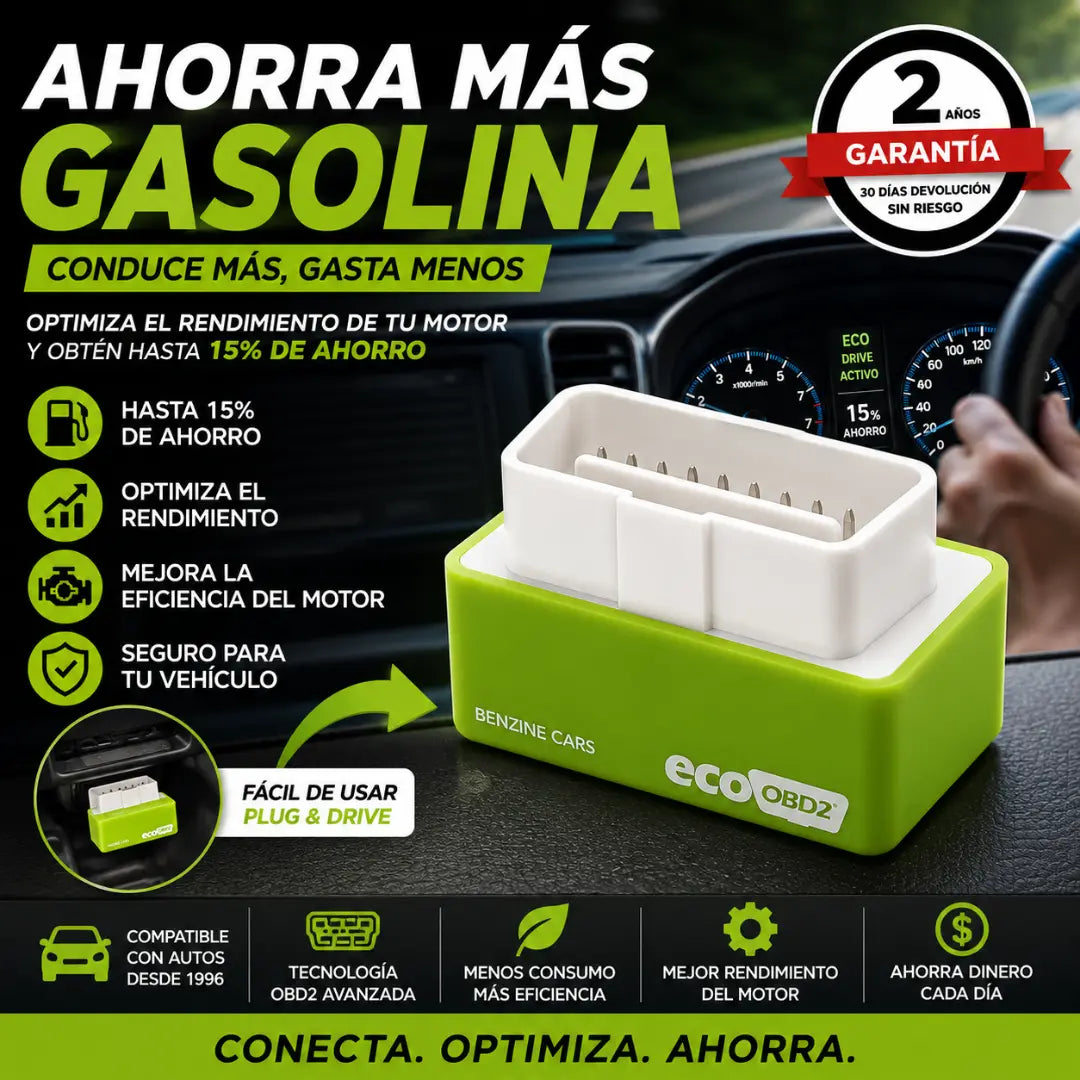 Ahorrador De Gasolina Eco Obd2 Tuning