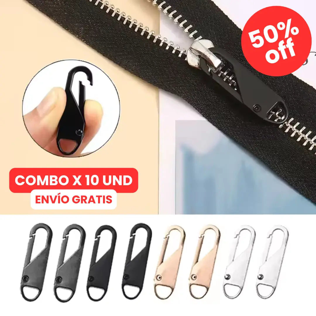 BROCHE RESCATA CREMALLERAS CierreExpress® - La Solución rápida para cremalleras dañadas.