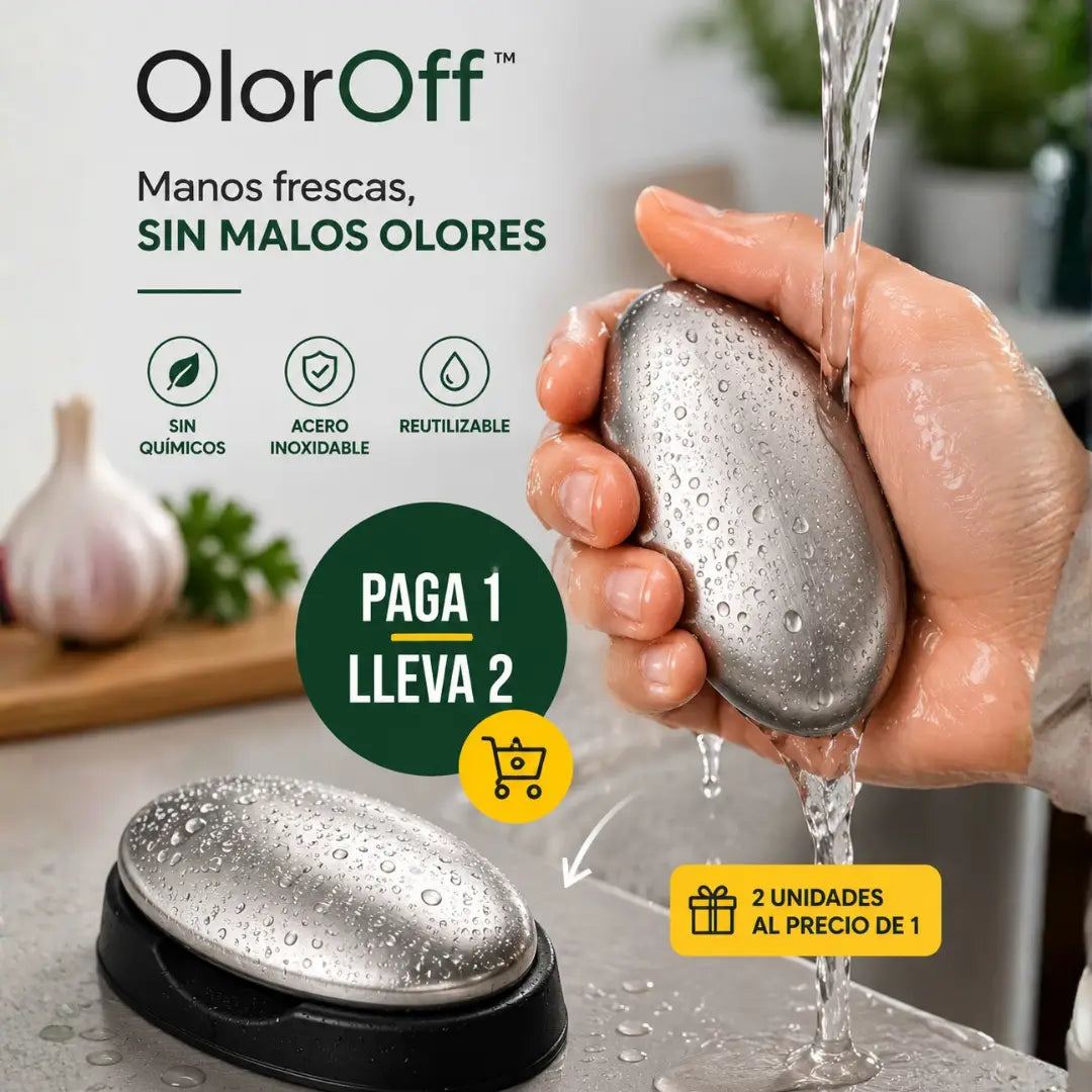 JABÓN MÁGICO DE ACERO INOXIDABLE OlorOff™