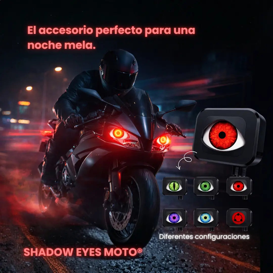 SHADOW EYES MOTO® - Impone tu presencia en las calles.