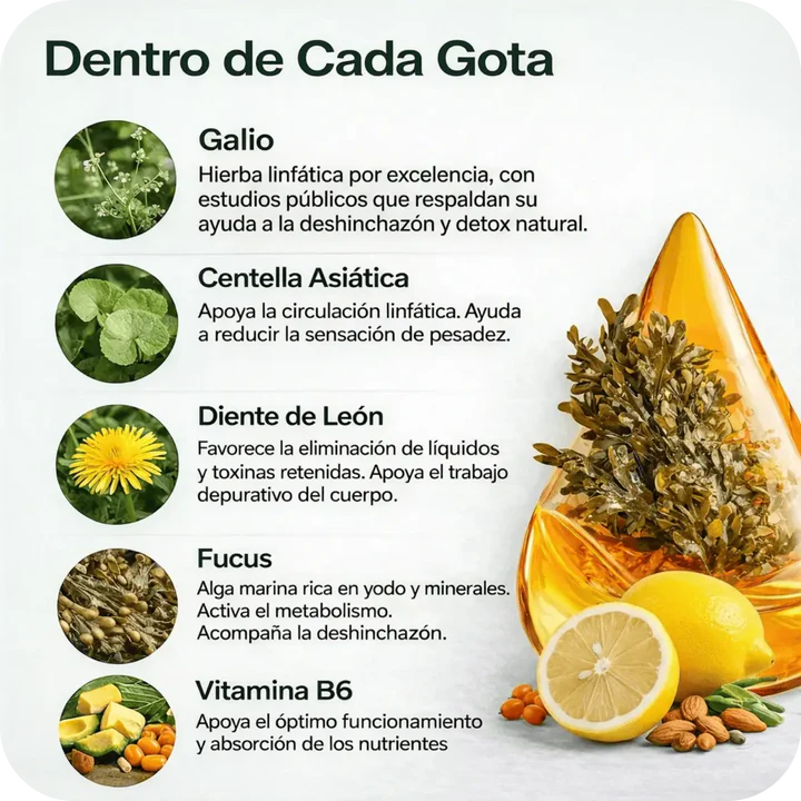 DrenaFit™ | Drena Naturalmente la Hinchazón del Rostro, Abdomen y Piernas