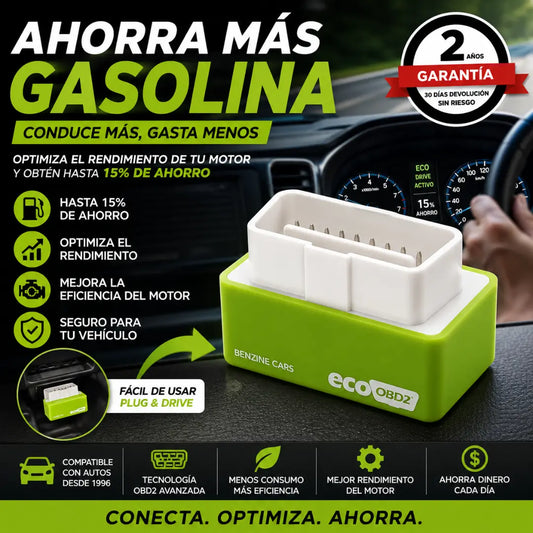 Ahorrador De Gasolina Eco Obd2 Tuning