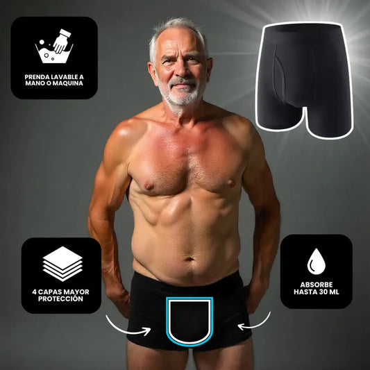 Boxer Antifugas Masculino | Seguridad sin vergüenza | PRECIO X 2 UNIDADES