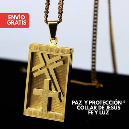 PAZ Y PROTECCIÓN ® COLLAR DE JESÚS - FE Y LUZ