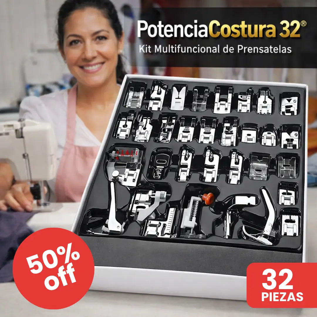 KIT DE PRENSA TELAS MULTICOSTURAS X 32 UNIDADES