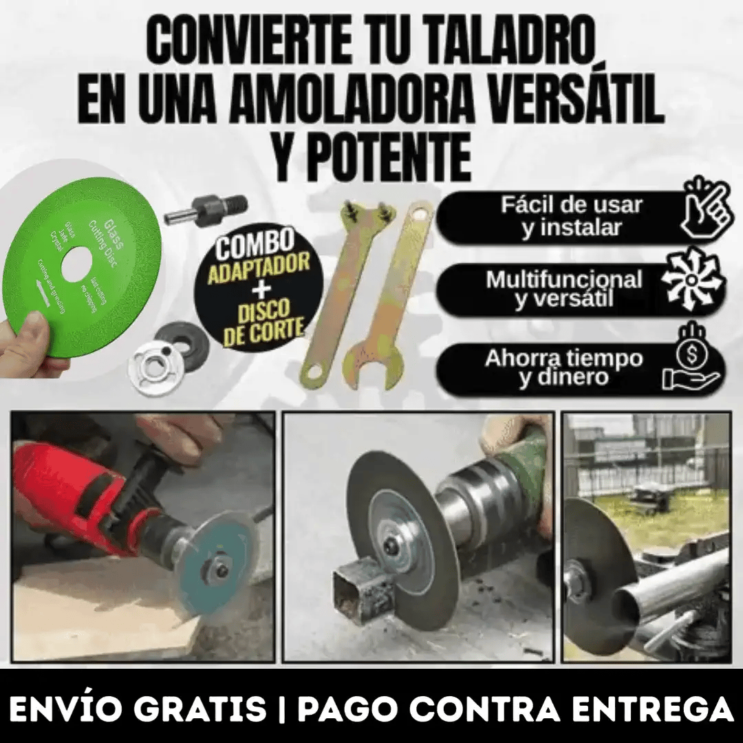 KIT DE DISCO PARA TALADRO TurboGrip Pro®