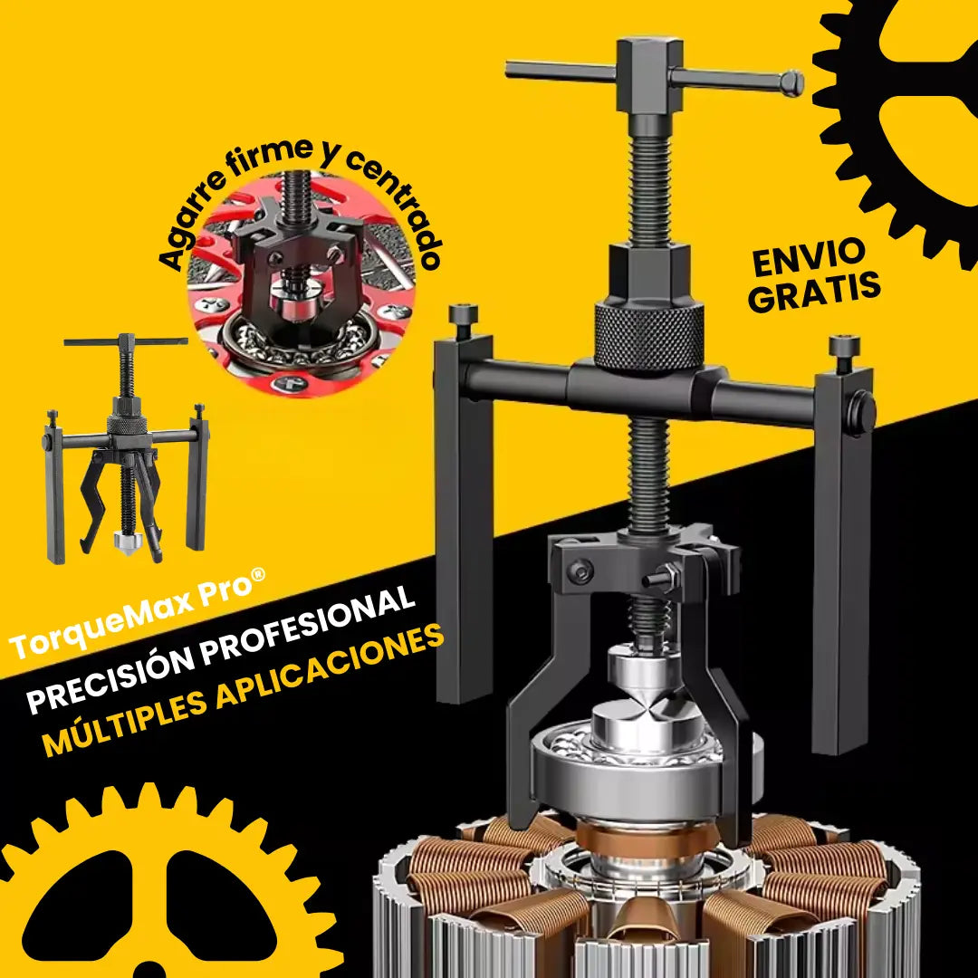 🔩 Extractor Profesional de Rodamientos 3 Garras – TorqueMax Pro®