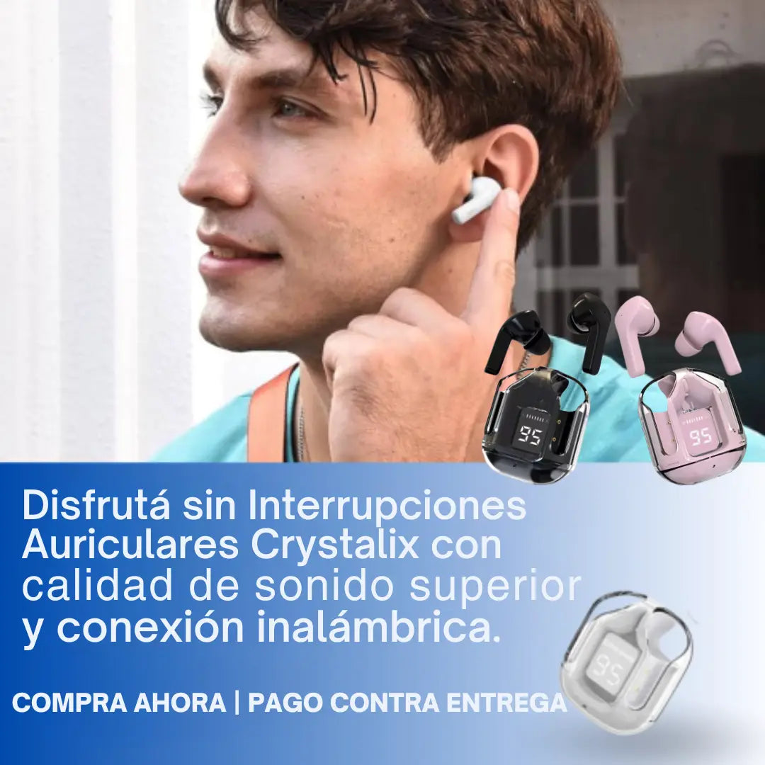AUDÍFONOS CRYSTALIX® | Sonido que te envuelve