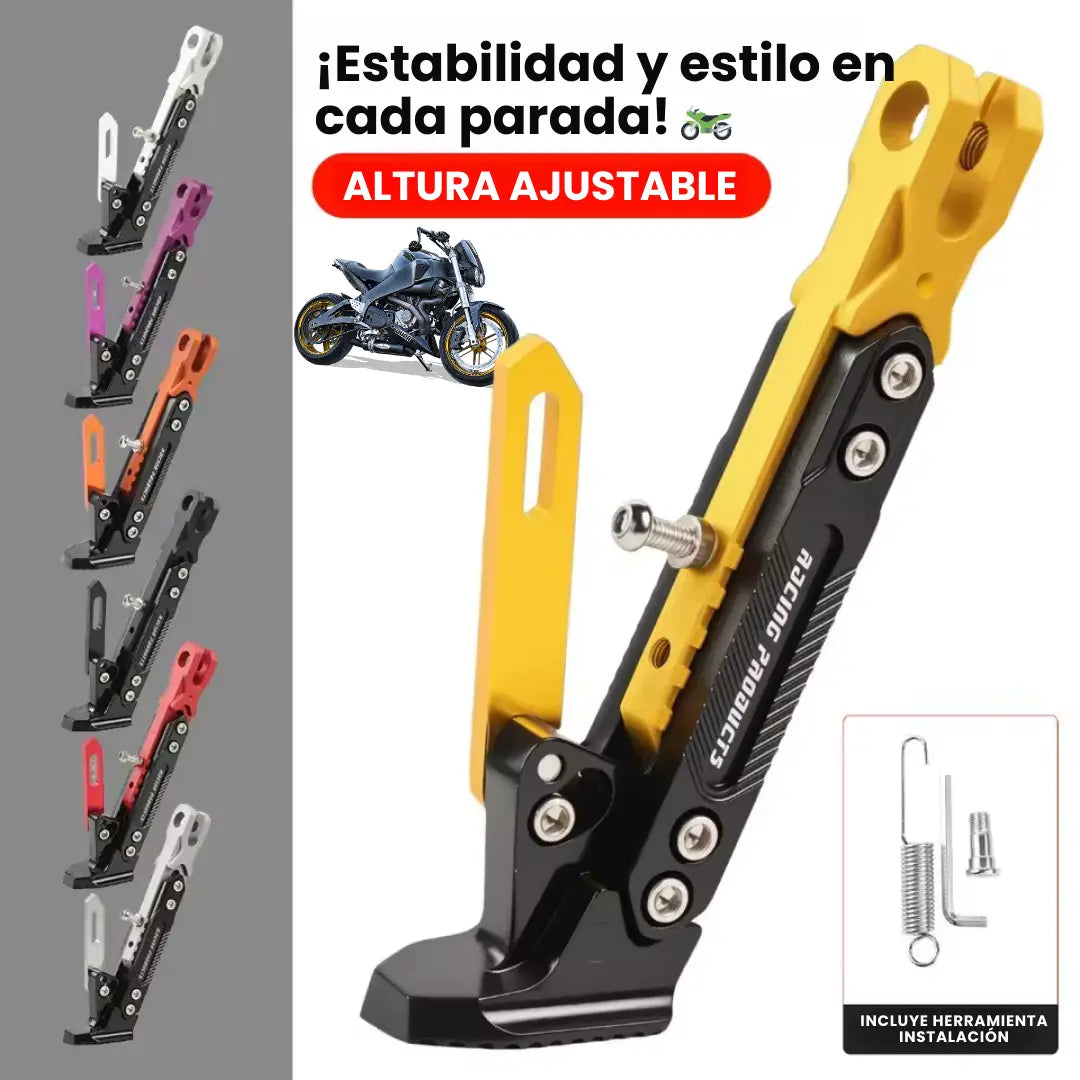 MotoStand Pro® - PATA DE LUJO LATERAL EN ALUMINIO