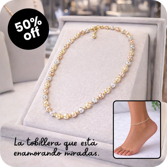 Tobillera TriLuxe® ✨ - Diseñada para destacar.