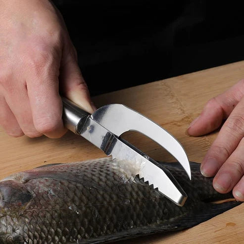 CUCHILLO DESESCAMADOR PROFESIONAL 3 en 1