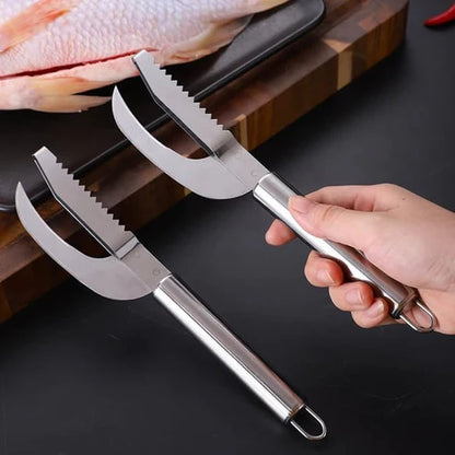 CUCHILLO DESESCAMADOR PROFESIONAL 3 en 1
