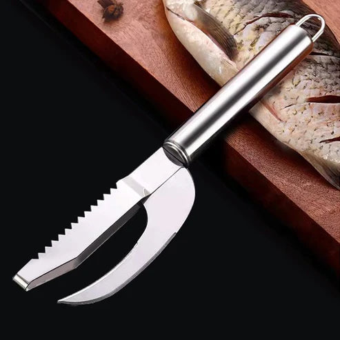CUCHILLO DESESCAMADOR PROFESIONAL 3 en 1